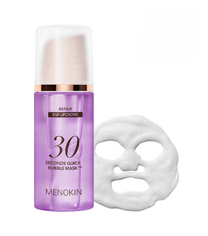 MENOKIN 30 Seconds Quick Bubble Mask Repair 95ml – Mascarilla Facial Reparadora con Liposomas de EGF
