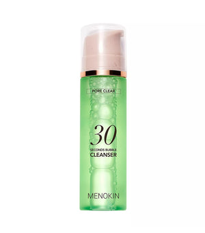 MENOKIN 30 Seconds Bubble Cleanser Pore Clear 150ml – Limpiador Facial Purificante con Arcilla Verde