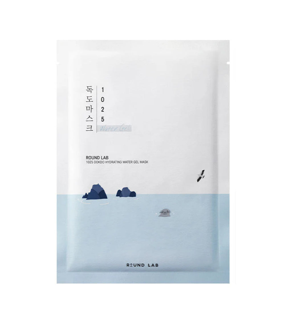 ROUNDLAB 1025 Dokdo Water Gel Mask Sheet 1u – Mascarilla Facial Hidratante con Agua de Mar Profunda
