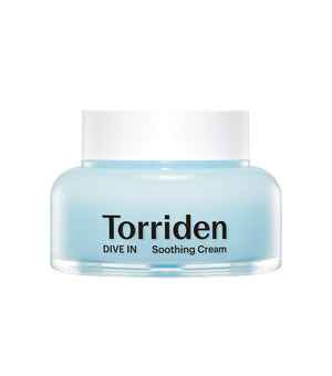 TORRIDEN Dive-In Soothing Cream 100ml – Crema Gel Hidratante y Calmante con Ácido Hialurónico Complejo 5D