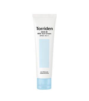 TORRIDEN Dive-In Mild Suncream 60ml – Protector Solar Mineral en Crema con Ácido Hialurónico
