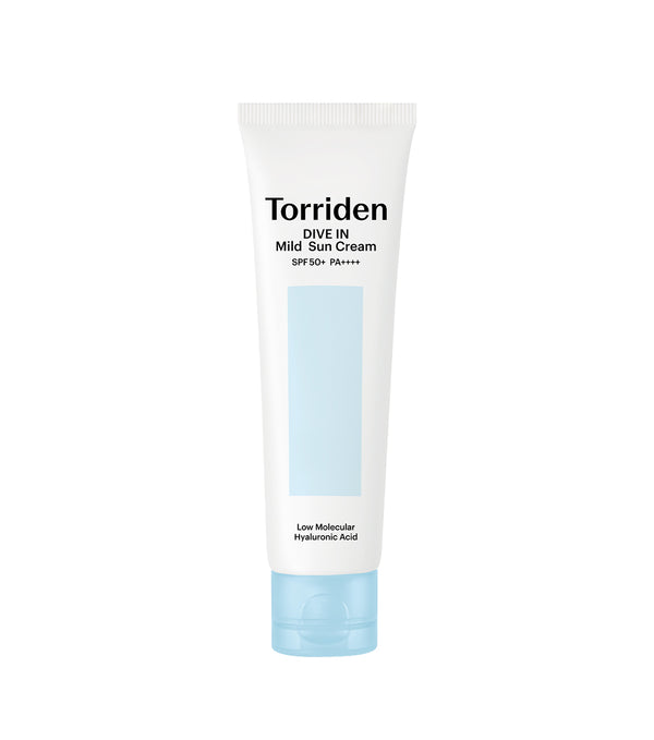 TORRIDEN Dive-In Mild Suncream 60ml – Protector Solar Mineral en Crema con Ácido Hialurónico