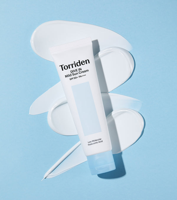 TORRIDEN Dive-In Mild Suncream 60ml – Protector Solar Mineral en Crema con Ácido Hialurónico