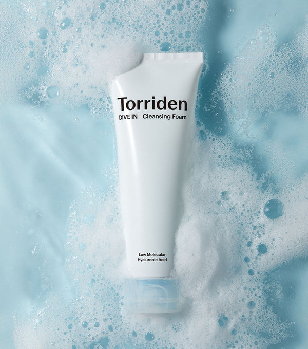 TORRIDEN Dive In Low Molecular Hyaluronic Acid Cleansing Foam 150ml – Limpiador Facial Hidratante con Ácido Hialurónico