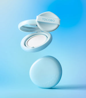 TOCOBO Blur Finish Sun Cushion 13g – Protector Solar en Cojín Blanqueador y Antiarrugas con Niacinamida