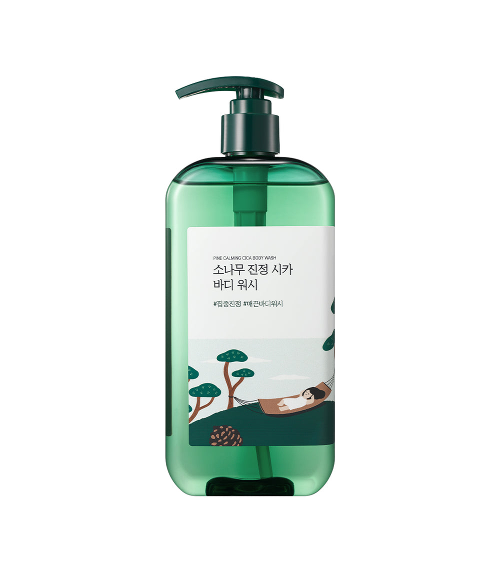 ROUNDLAB Pine Calming Cica Body Wash 400ml – Gel de Baño Calmante con Extracto de Pino