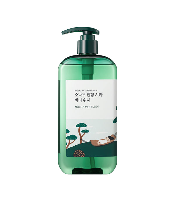 ROUNDLAB Pine Calming Cica Body Wash 400ml – Gel de Baño Calmante con Extracto de Pino