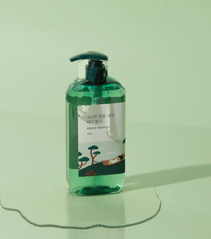 ROUNDLAB Pine Calming Cica Body Wash 400ml – Gel de Baño Calmante con Extracto de Pino