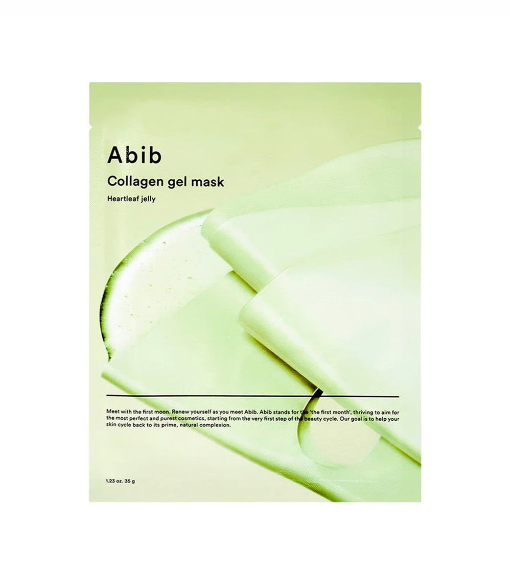 ABIB Collagen Gel Mask Heartleaf Jelly 1u – Mascarilla Calmante y Reafirmante con Extracto de Heartleaf y Colágeno