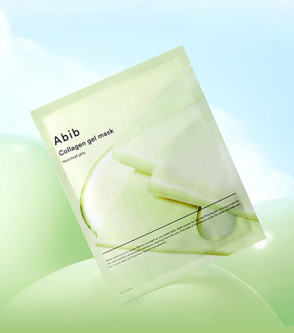 ABIB Collagen Gel Mask Heartleaf Jelly 1u – Mascarilla Calmante y Reafirmante con Extracto de Heartleaf y Colágeno