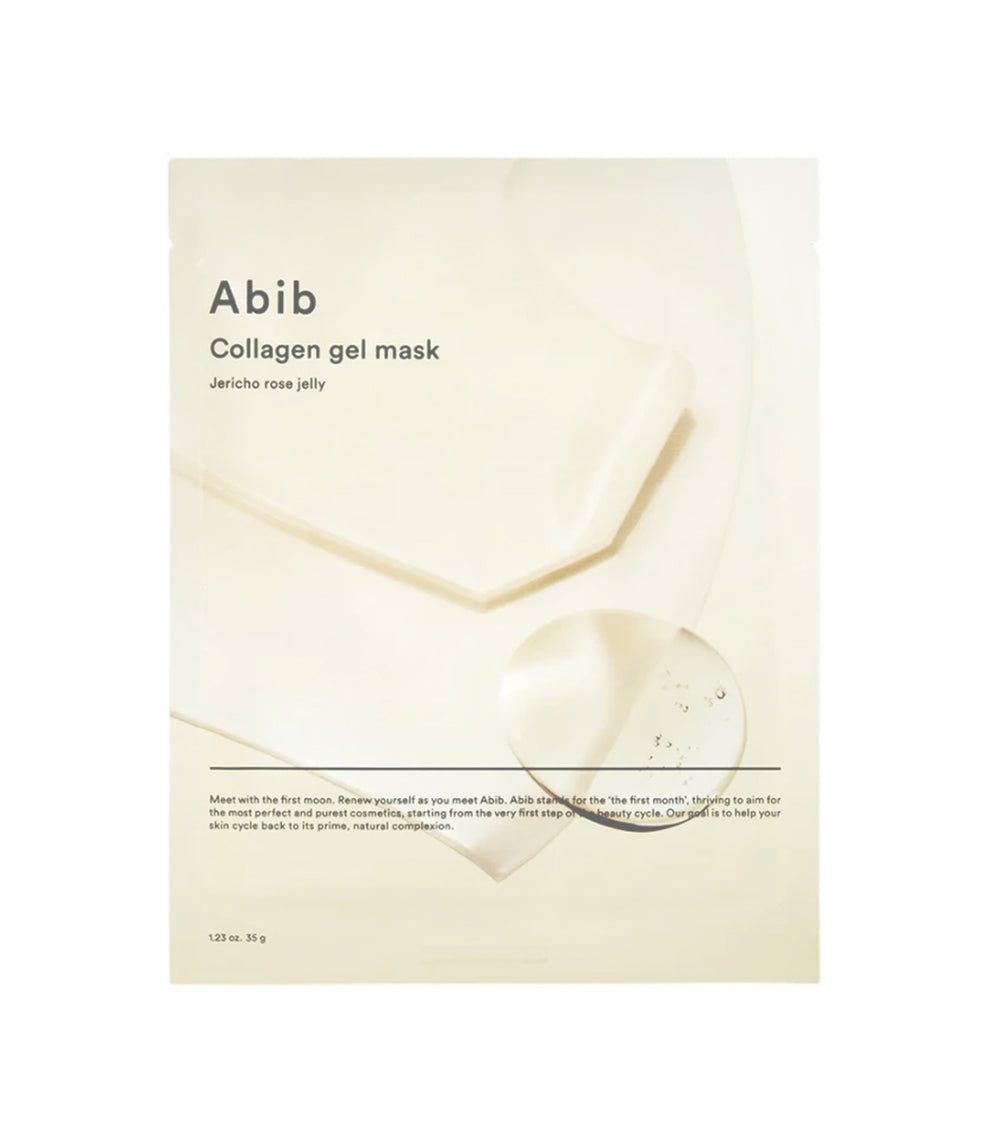 ABIB Collagen Gel Mask Jericho Rose Jelly x1u– Mascarilla Facial de Hidrogel con Colágeno Vegano y Rosa de Jericó