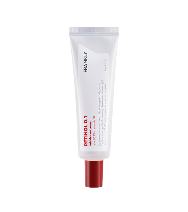 FRANKLY Retinol 0.1% Cream 30ml – Crema Reparadora de Arrugas y Textura con Retinol Puro