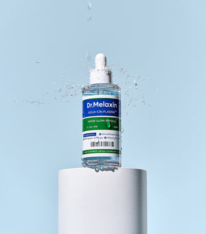DR. MELAXIN Aqua Ion Plasma Water Glow Ampoule 50ml – Serum Hidratante de Brillo Natural con Ácido Hialurónico y Niacinamida