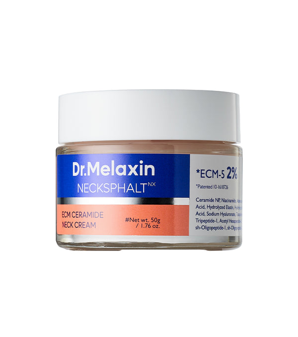 DR. MELAXIN Necksphalt ECM Ceramide Neck Cream 50ml – Crema Reafirmante para Cuello con Péptidos, Ceramidas y EGF