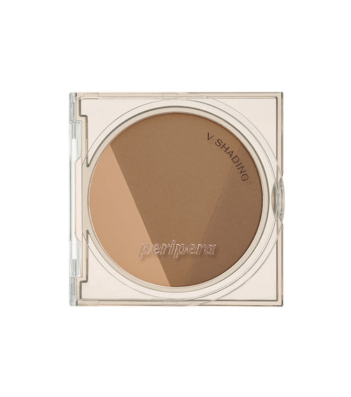 PERIPERA V Shading 9.5g – Contorno Facial en Polvo con Talco de Micropartículas y Acabado Natural