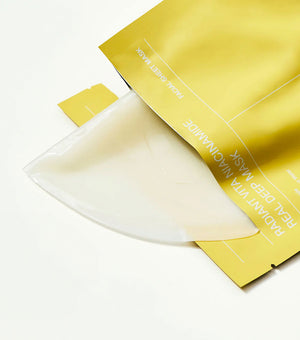 BIODANCE | Radiant Vita Niacinamide Real Deep Mask 34g 1u – Mascarilla de Hidrogel Iluminadora con Niacinamida y Vitaminas.
