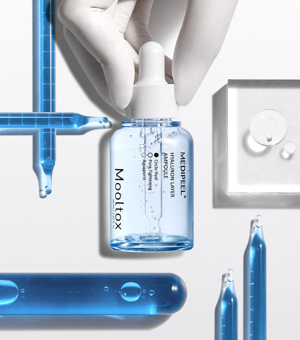 MEDI-PEEL Hyaluronic Acid Layer Mooltox Ampoule 30ml – Sérum Hidratante y Minimizador de Poros con Ácido Hialurónico