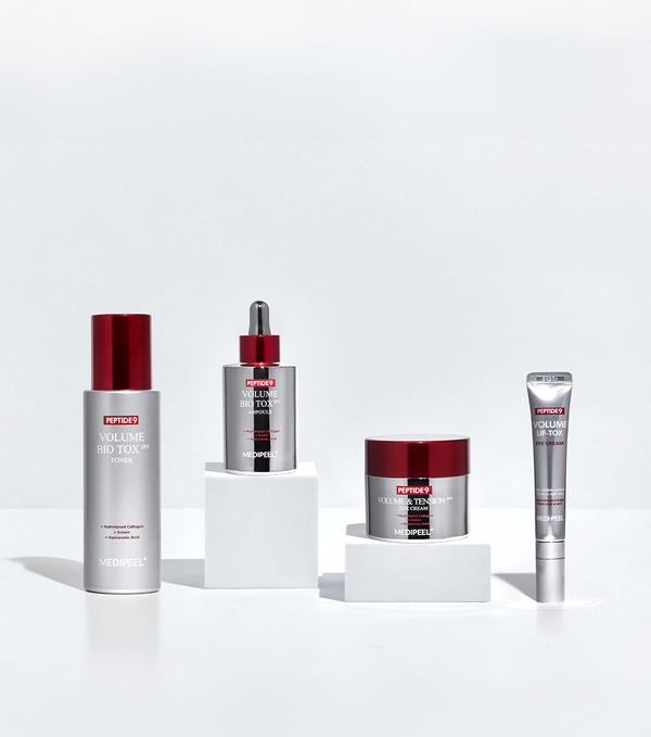 MEDI-PEEL Peptide 9 Volume Bio Tox Trial Kit 4 pcs – Kit de Rutina Reafirmante con 9 Tipos de Péptidos