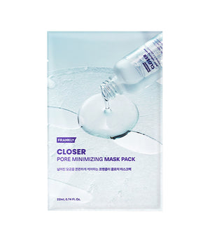 FRANKLY Closer Pore Minimizing Mask 1 x 22ml – Mascarilla Facial Minimizadora de Poros con Péptidos y Ácido Hialurónico