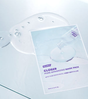 FRANKLY Closer Pore Minimizing Mask 1 x 22ml – Mascarilla Facial Minimizadora de Poros con Péptidos y Ácido Hialurónico