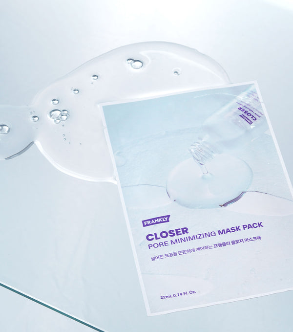 FRANKLY Closer Pore Minimizing Mask 1 x 22ml – Mascarilla Facial Minimizadora de Poros con Péptidos y Ácido Hialurónico