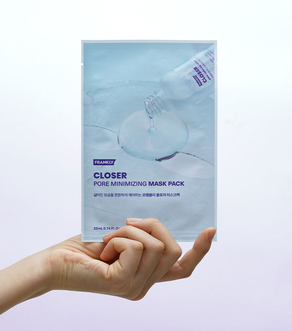 FRANKLY Closer Pore Minimizing Mask 1 x 22ml – Mascarilla Facial Minimizadora de Poros con Péptidos y Ácido Hialurónico
