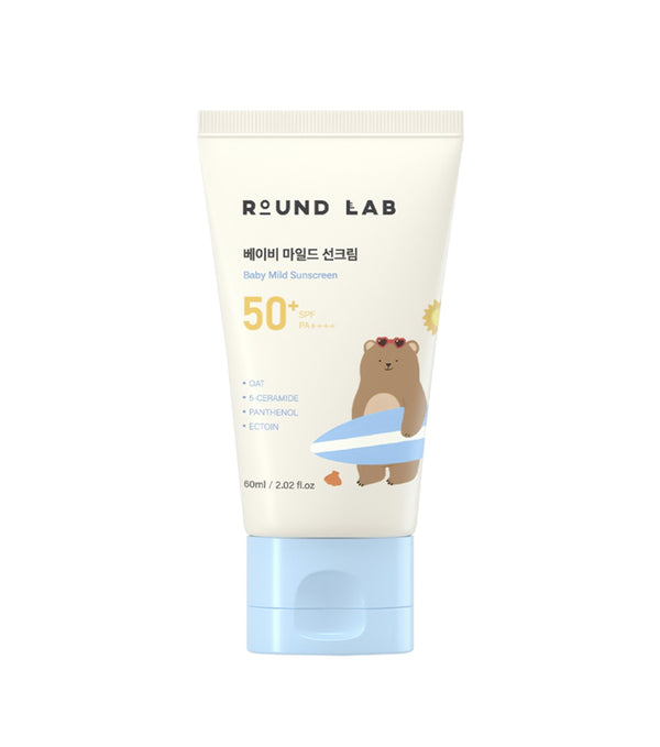 ROUNDLAB Mild Up Baby Sun Cream 60ml – Protector Solar Mineral con Óxido de Zinc