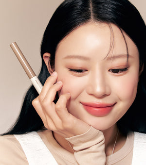 PERIPERA Speedy Skinny Brow Mascara 3g – Máscara de Cejas con Color y Polvo Fino Difuminador