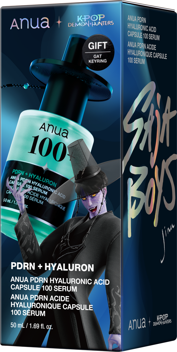 ANUA PDRN Sérum Hidratante y Antiage Hyaluronic Acid Capsule 100 Serum 50ml +GAT KEYRING