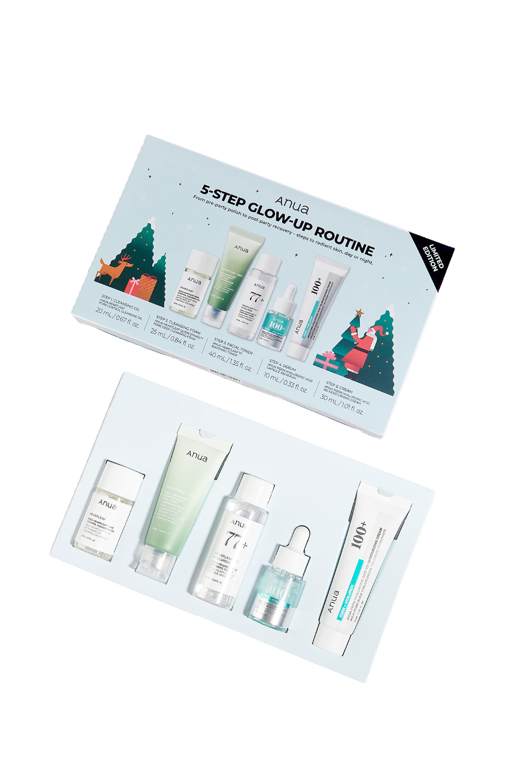 ANUA Step Glow-Up Routine | Set Mini Size Edicion Limitada