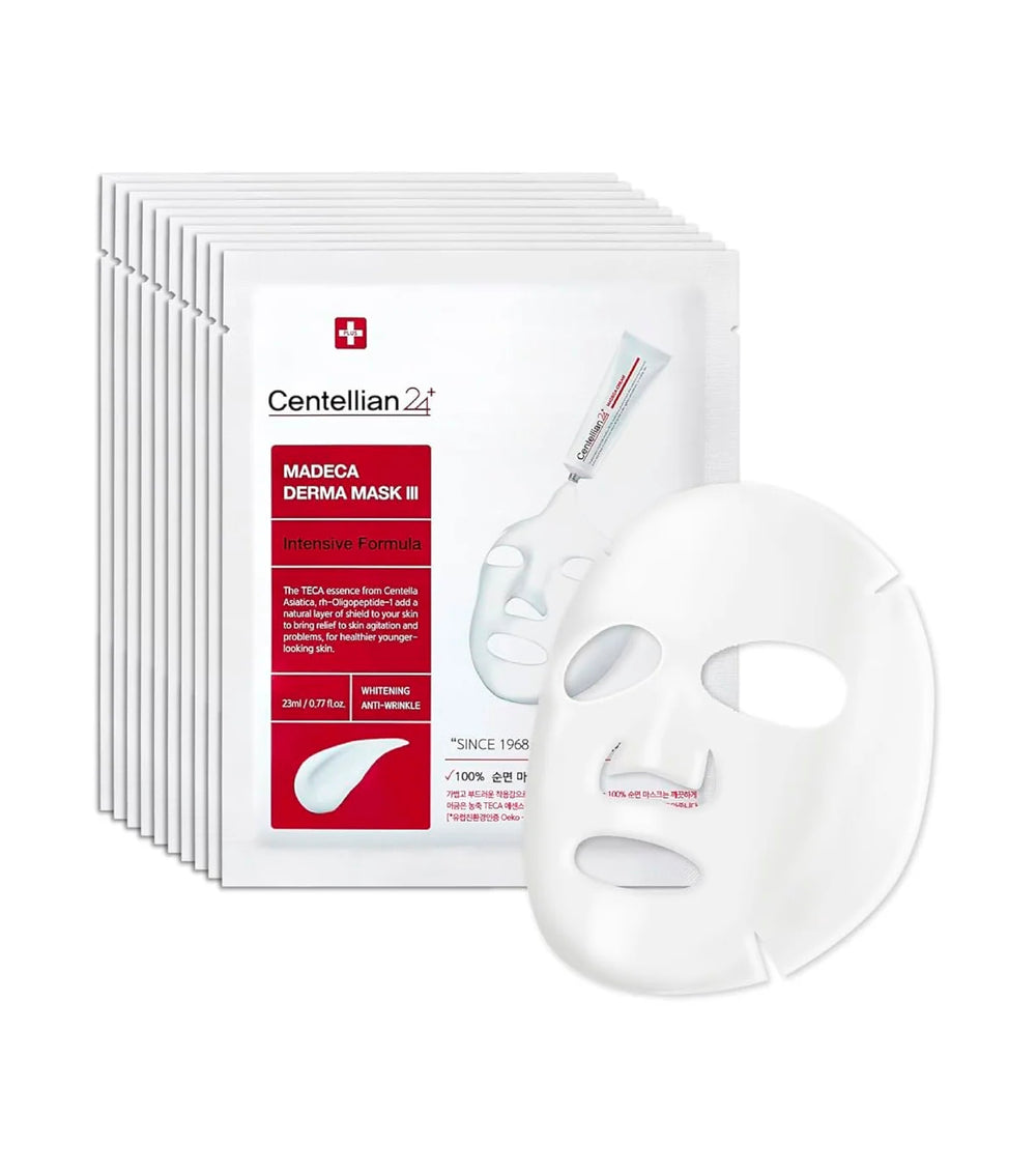CENTELLIAN24 | Madeca Derma Mask III Intensive Formula 23ml 1u – Mascarilla Facial Regeneradora con Centella Asiática (TECA) y Complejo Calmante.
