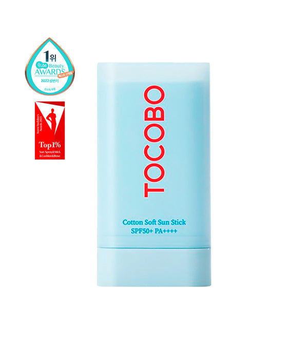 TOCOBO Cotton Soft Sun Stick SPF50+ PA++++ 19g | Protector solar en barra