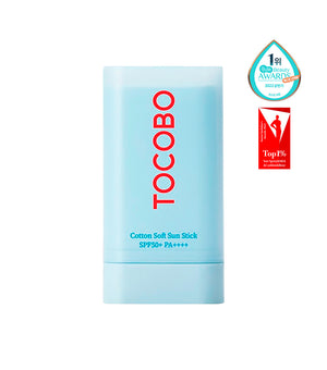 TOCOBO Cotton Soft Sun Stick SPF50+ PA++++ 19g | Protector solar en barra