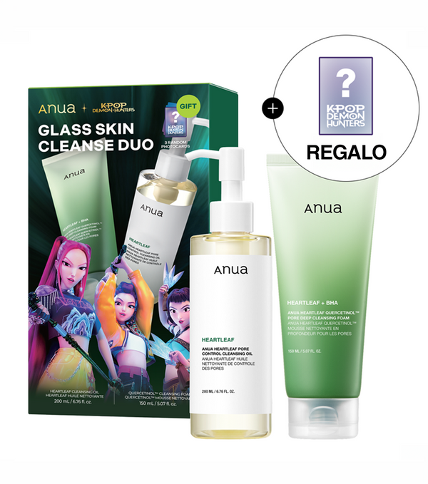 ANUA Double Cleansing Duo Set 2u - Set de Doble Limpieza Facial con Heartleaf y Quercetinol