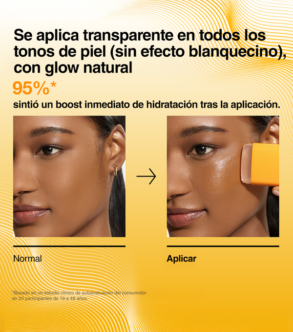 ANUA Invisible Glow Finish Sunscreen Stick 18g - Protector Solar en Barra Transparente con Ácido Hialurónico y Acabado Glow
