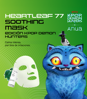 ANUA Heartleaf 77 Soothing Mask 1u - Mascarilla Facial Calmante y Anti-Rojeces con Heartleaf