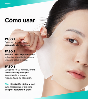 ANUA PDRN Hyaluronic Acid Capsule 100 Serum Mask 1u - Mascarilla Facial Regeneradora e Hidratante con PDRN