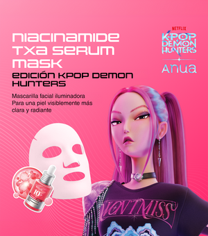 ANUA Niacinamide TXA Serum Mask 1u- Mascarilla Facial Antimanchas e Iluminadora con Niacinamida y Ácido Tranexámico