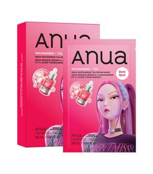 ANUA Niacinamide TXA Serum Mask 1u- Mascarilla Facial Antimanchas e Iluminadora con Niacinamida y Ácido Tranexámico