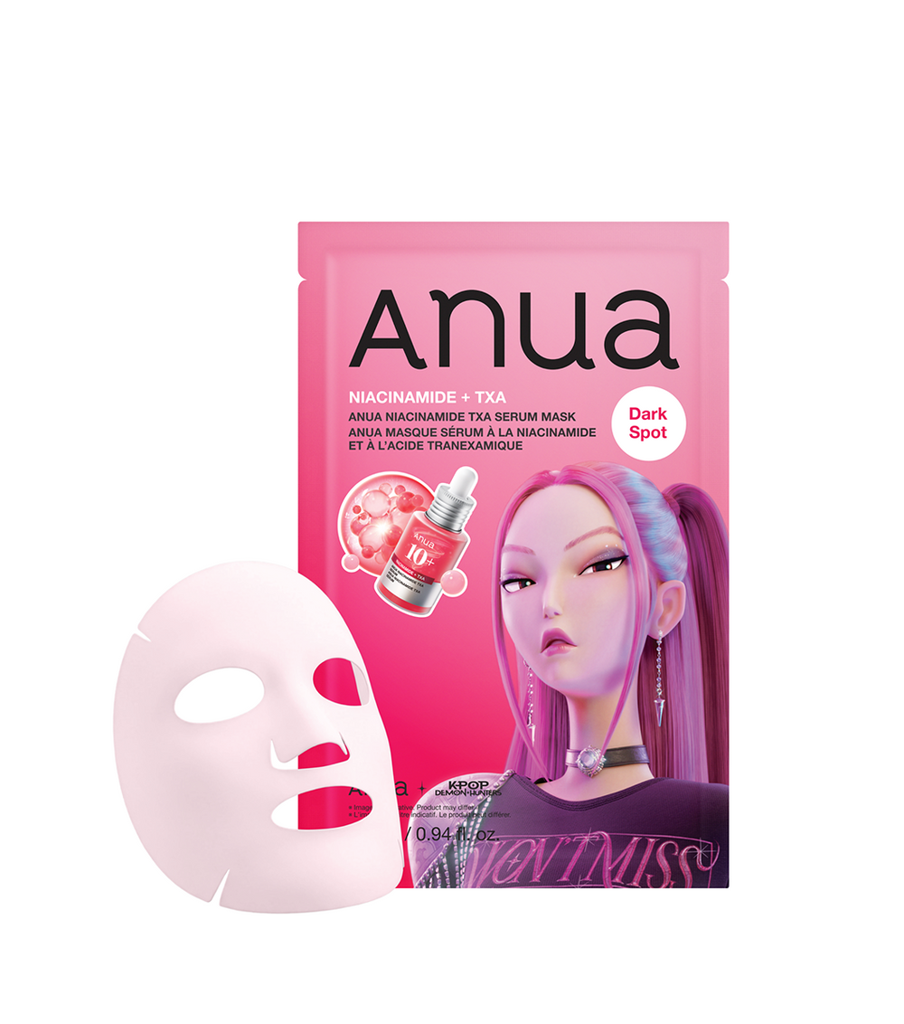 ANUA Niacinamide TXA Serum Mask 1u- Mascarilla Facial Antimanchas e Iluminadora con Niacinamida y Ácido Tranexámico