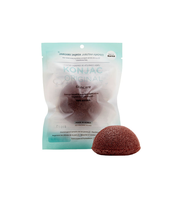 Esponja Facial Arcilla Roja Francés