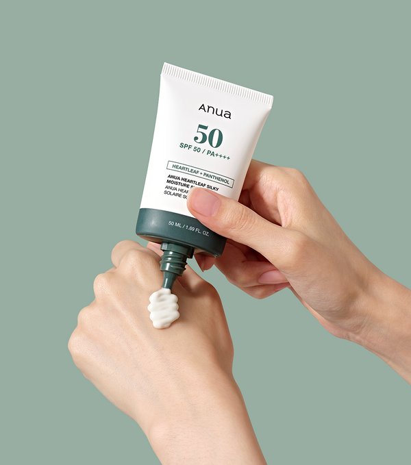 Anua Heartleaf Silky Moisture Suncream