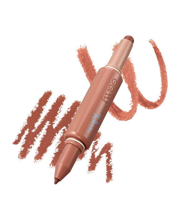 FWEE Long-Lasting Dual Coloring Stick Lip Liner Delineador de Labios Dual de Larga Duración -