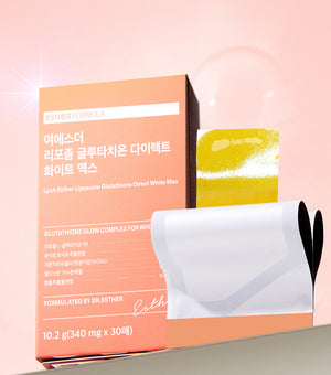 ESTHER FORMULA Lyuh Esther Liposome Glutathione White Max 30 láminas – Suplemento Iluminador con Glutatión Liposomado