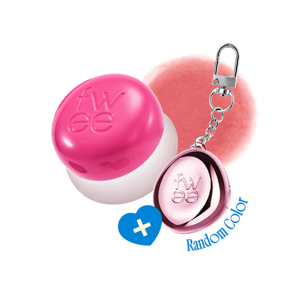 fwee | Lip&Cheek Blurry Pudding Pot + PENDANT KEYRING (4g)