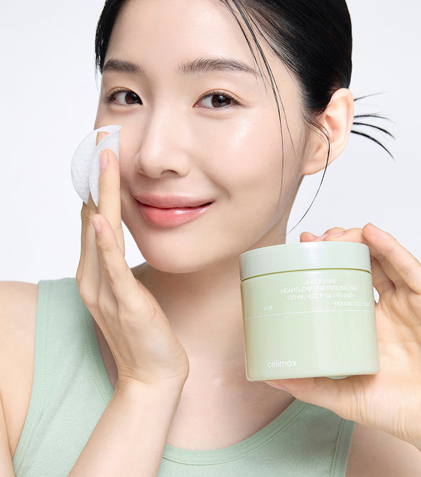 Celimax Ji Woo Gae Heartleaf BHA Peeling Pad | Almohadilla Exfoliantes con BHA