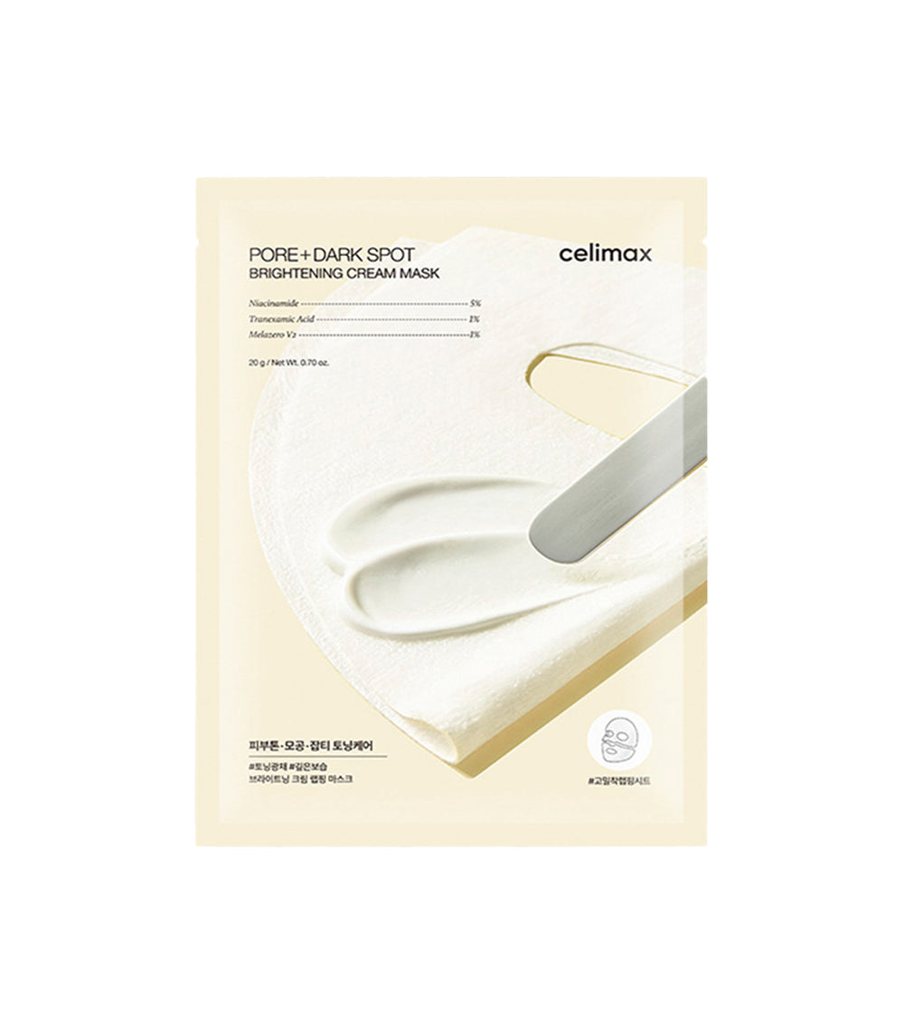 Celimax PORE+DARK SPOT BRIGHTENING CREAM MASK 1 und | Macarilla Facial Iluminadora