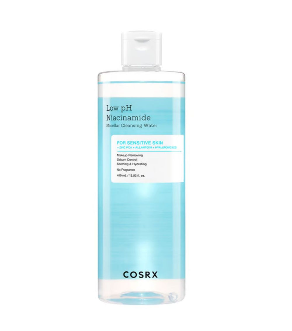 COSRX Low pH Niacinamide Micellar Cleansing Water 400 ml - Agua Micelar de Bajo PH