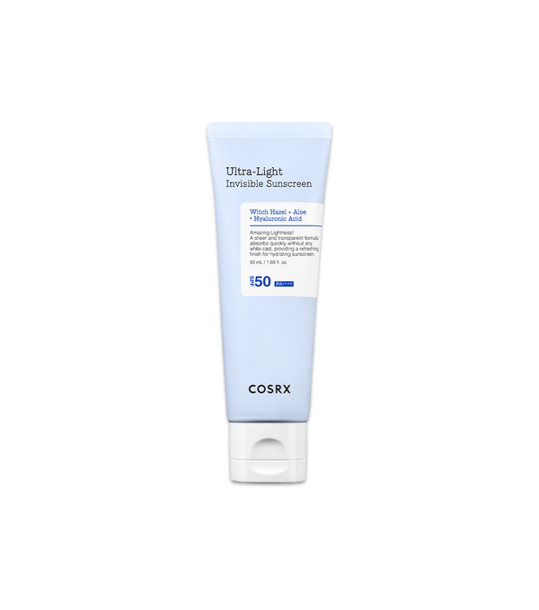 COSRX ULTRA-LIGHT INVISIBLE SUNSCREEN SPF50+ PA++++ 50ml | Protector solar facial de textura ultra liviana