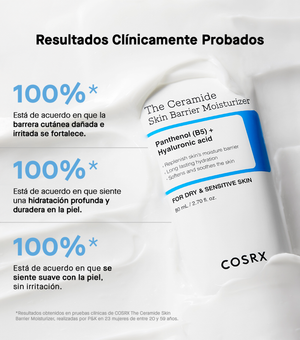 COSRX THE CERAMIDE SKIN BARRIER MOISTURIZER 80ml| Crema para fortalecer barrera cutánea